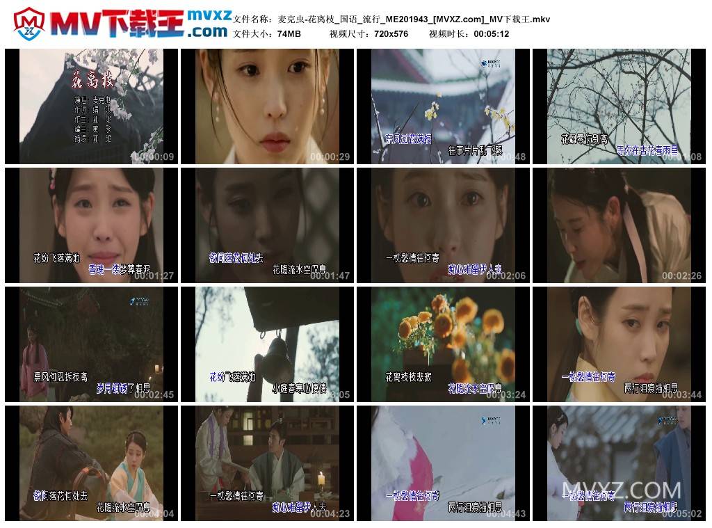 麦克虫-花离枝_国语_流行_ME201943